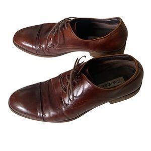 Steve Madden Angus leather cap toe Oxford shoes brown size 9